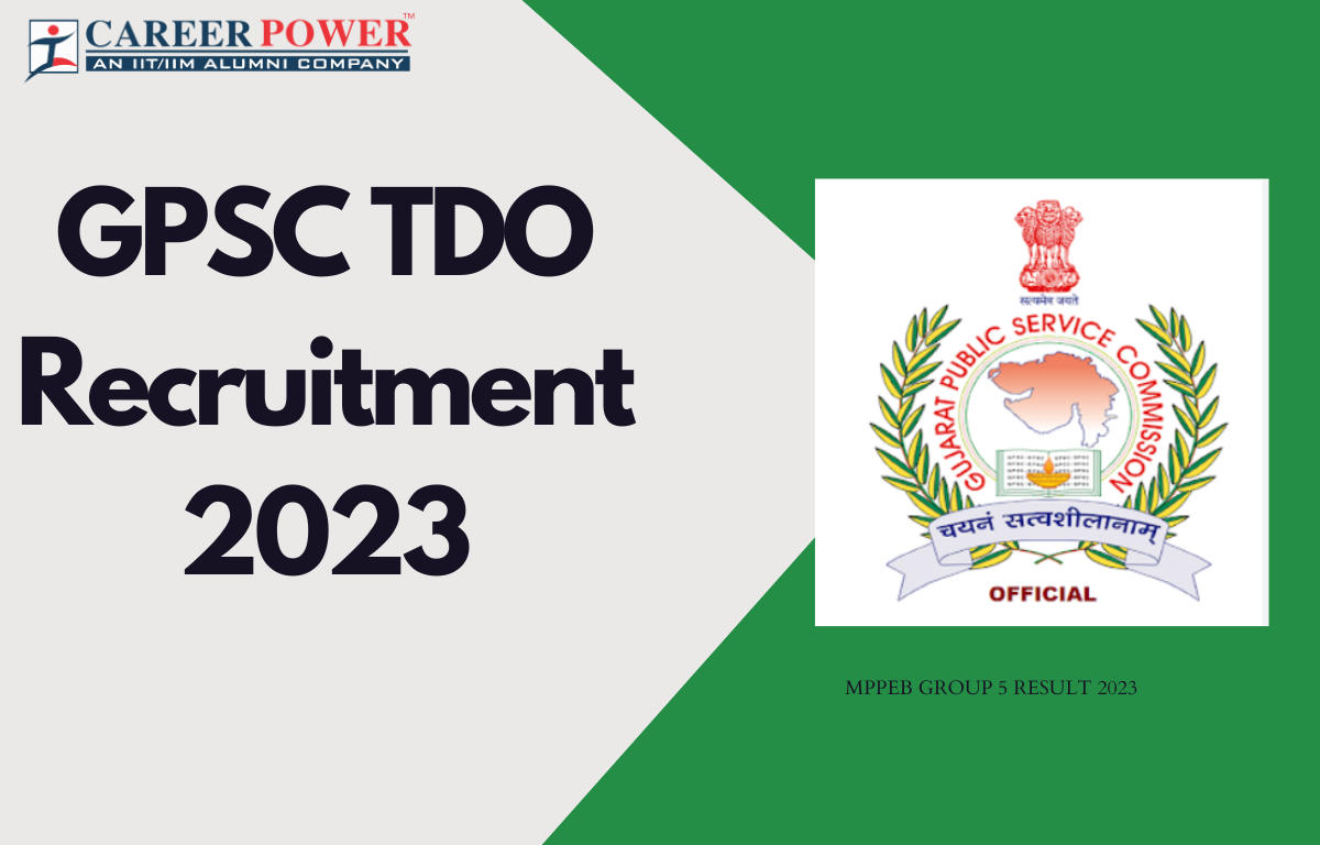 GPSC TDO Recruitment 2023