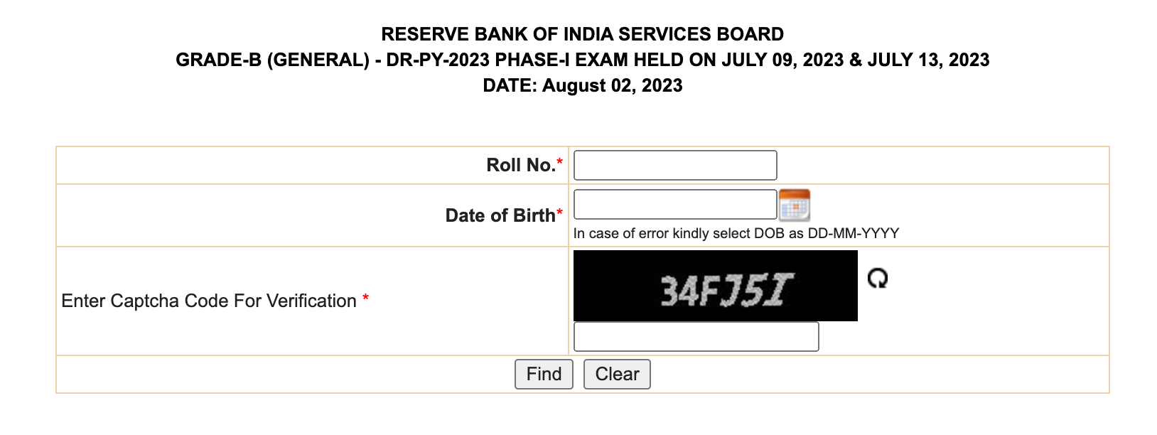 RBI Grade B Score Card 2023 Out, Phase 1 Marks and Scorecard_60.1