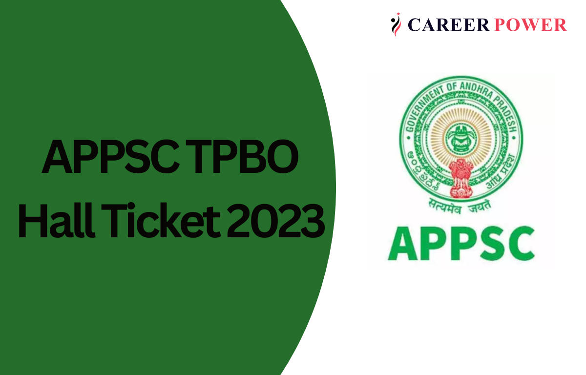 APPSC TPBO Hall Ticket 2023