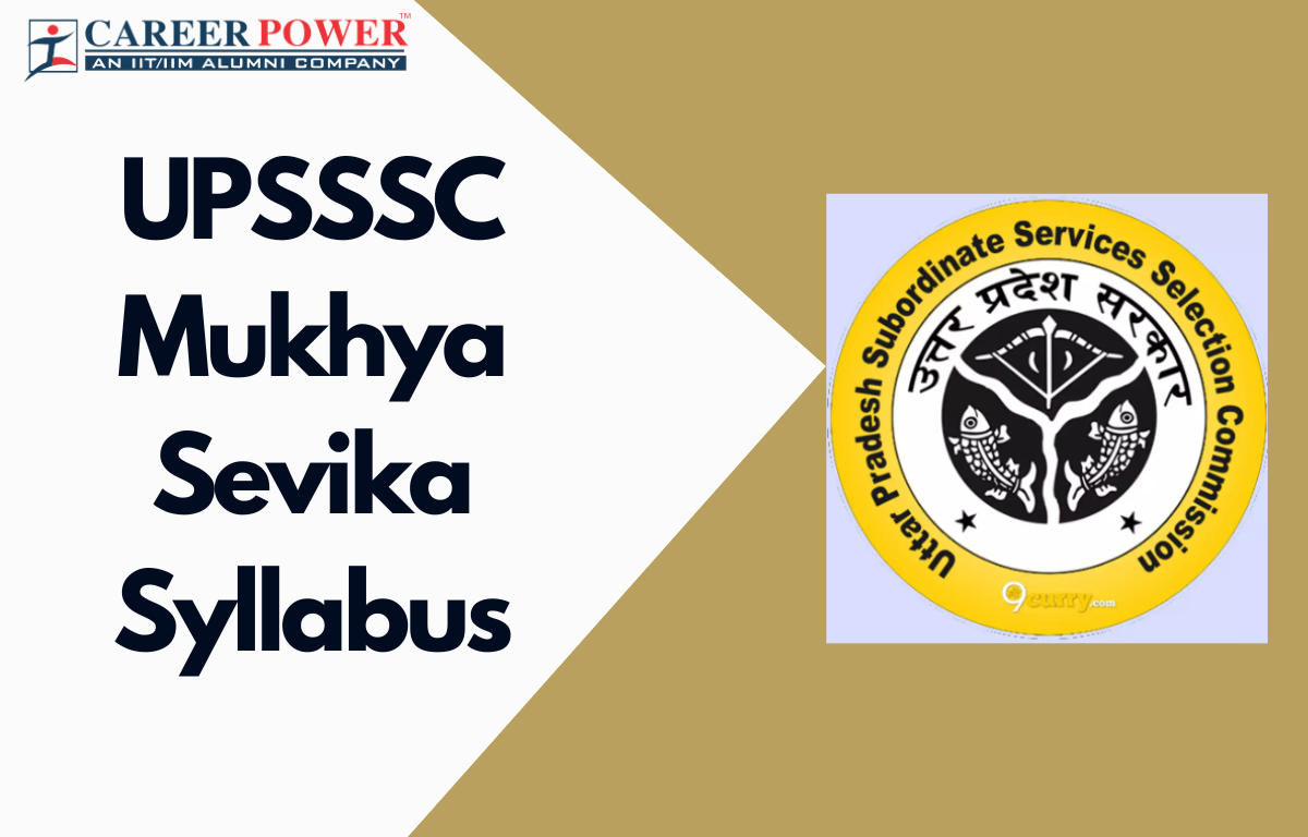 UPSSSC Mukhya Sevika Syllabus