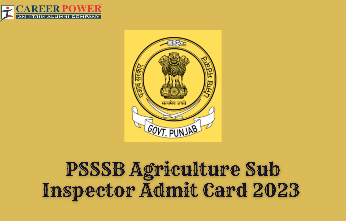PSSSB Agriculture Sub Inspector Admit Card 2023 Out, ASI Admit Card Link_20.1