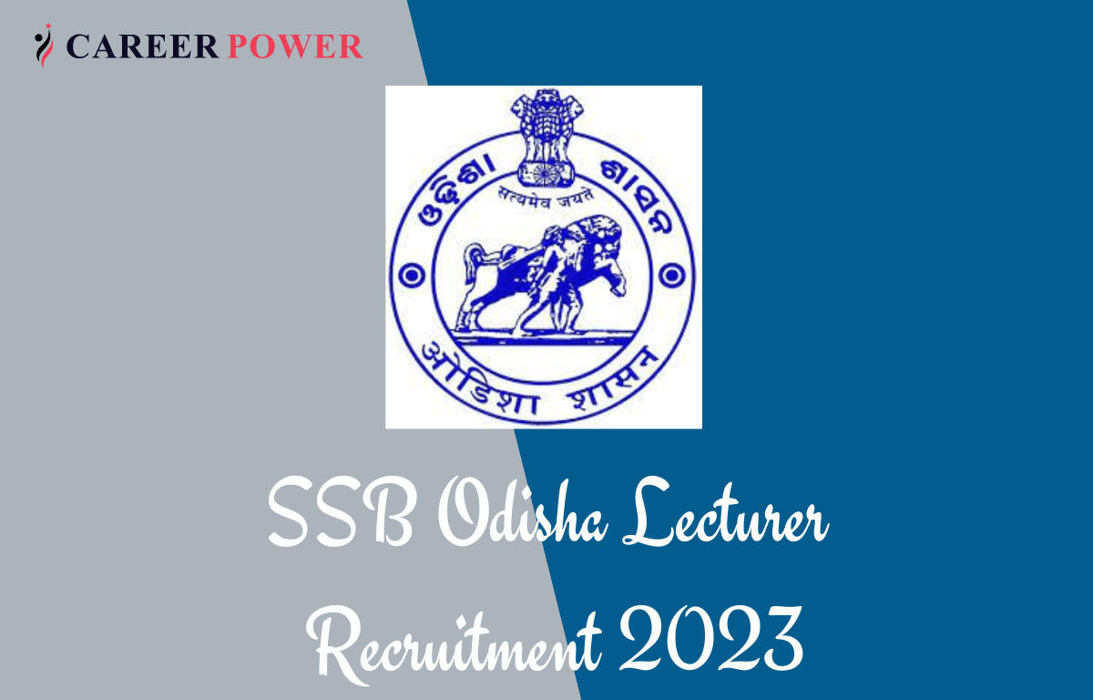 SSB Odisha Lecturer Recruitment 2023 for 1065 Posts, Apply Online Link_30.1