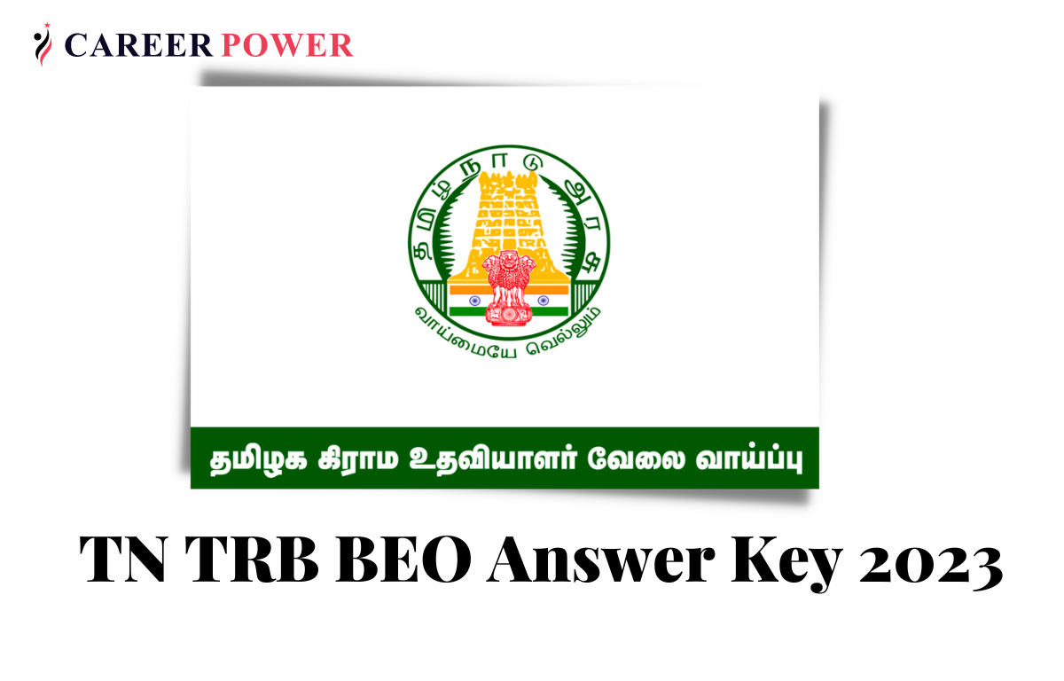 TN TRB BEO Answer Key 2023 Out, Download Response Sheet PDF_20.1