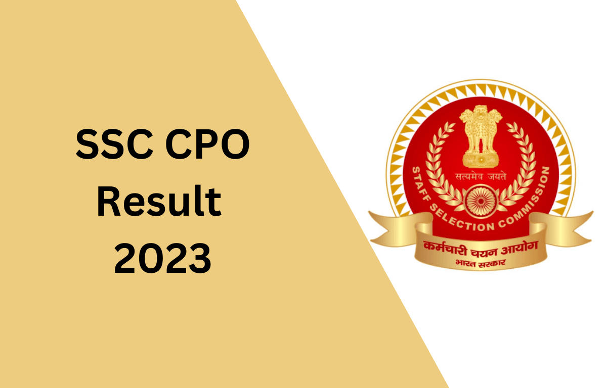 ssc cpo result 2023