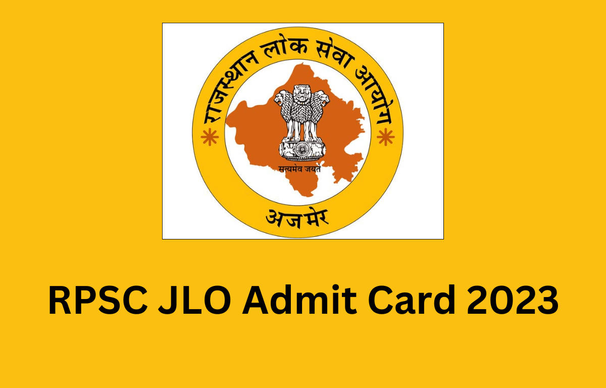 RPSC JLO Admit Card 2023 Out for Junior Legal Officer Posts, Download Link_20.1