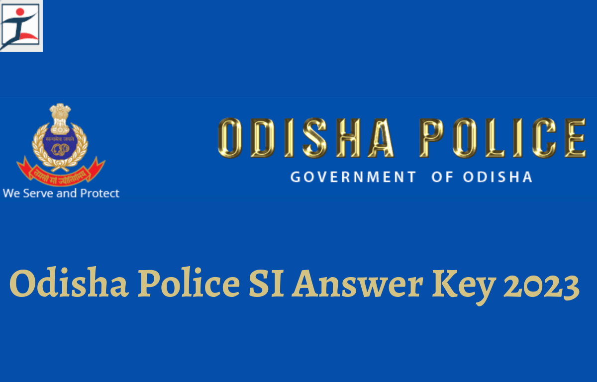 Odisha Police SI Answer Key 2023