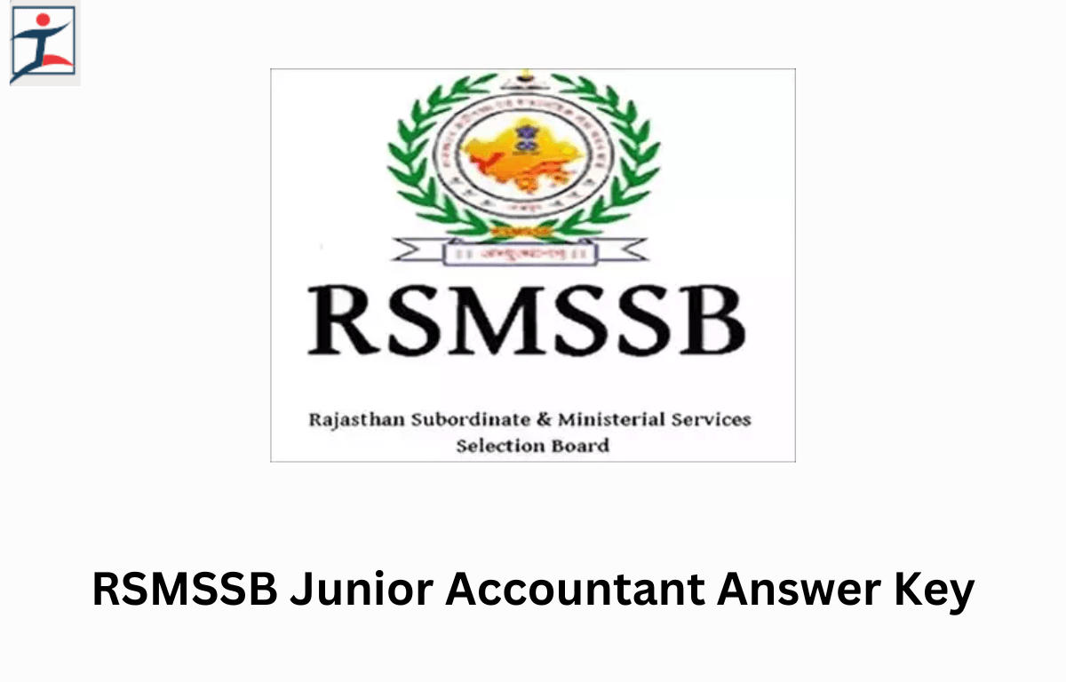 RSMSSB Junior Accountant Answer Key
