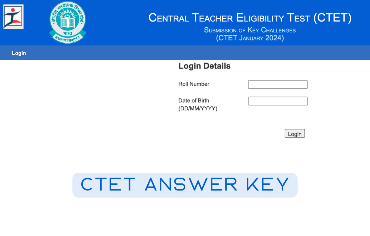 CTET Answer Key 2024 Out @ctet.nic.in, OMR Sheet PDF Download_20.1