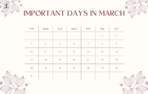 Important Days in March