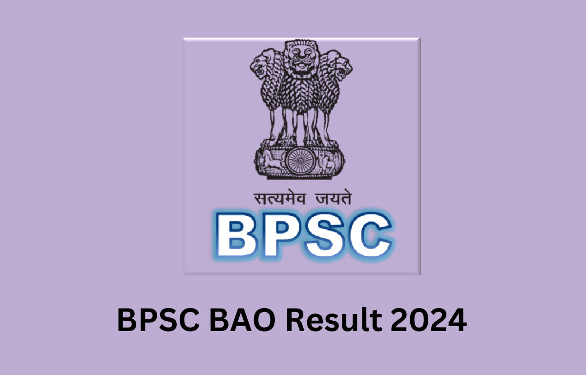 BPSC BAO Result 2024
