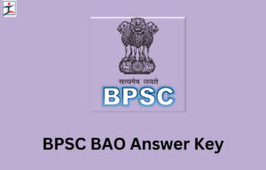 BPSC BAO Answer Key