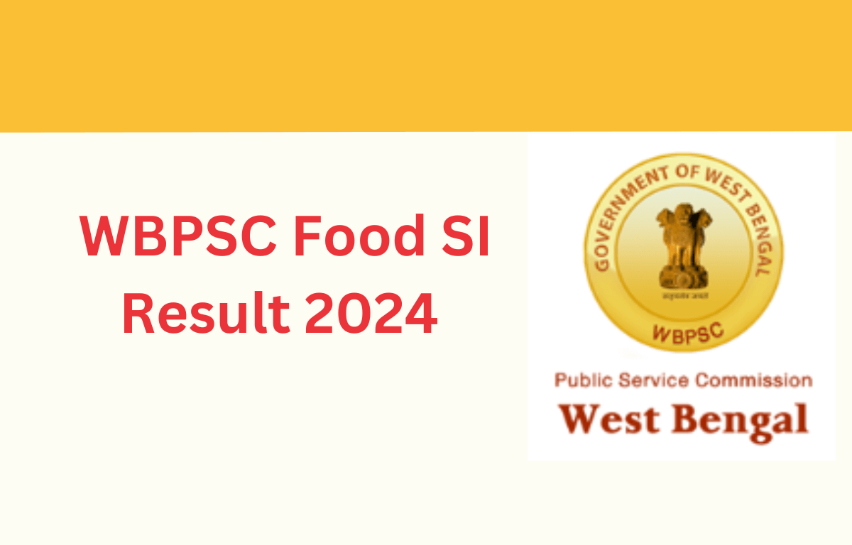WBPSC Food SI Result 2024