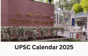 UPSC Calendar 2025