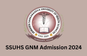 SSUHS GNM Admission 2024