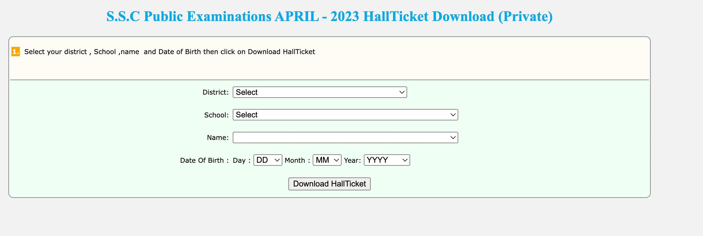 AP SSC Hall Ticket 2023 Out for Class 10th, Direct Download Link_6.1