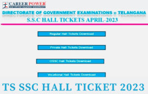 TS SSC Hall Ticket 2023 Out, Download BSE Telangana 10th Class Hall Tickets