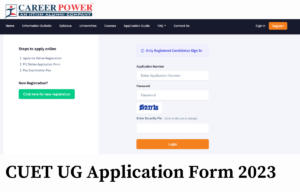 CUET Application Form 2023