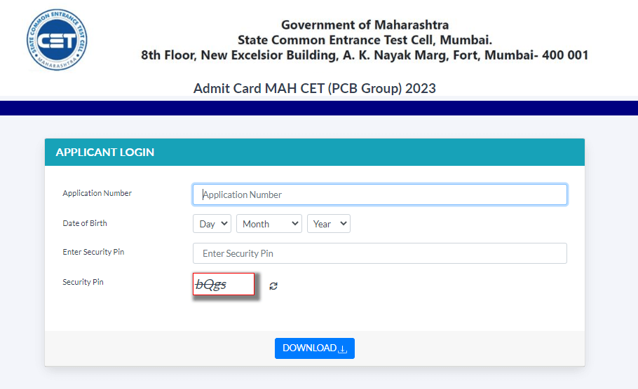 MHT CET Admit Card 2023 Out for PCB, Download Link_40.1