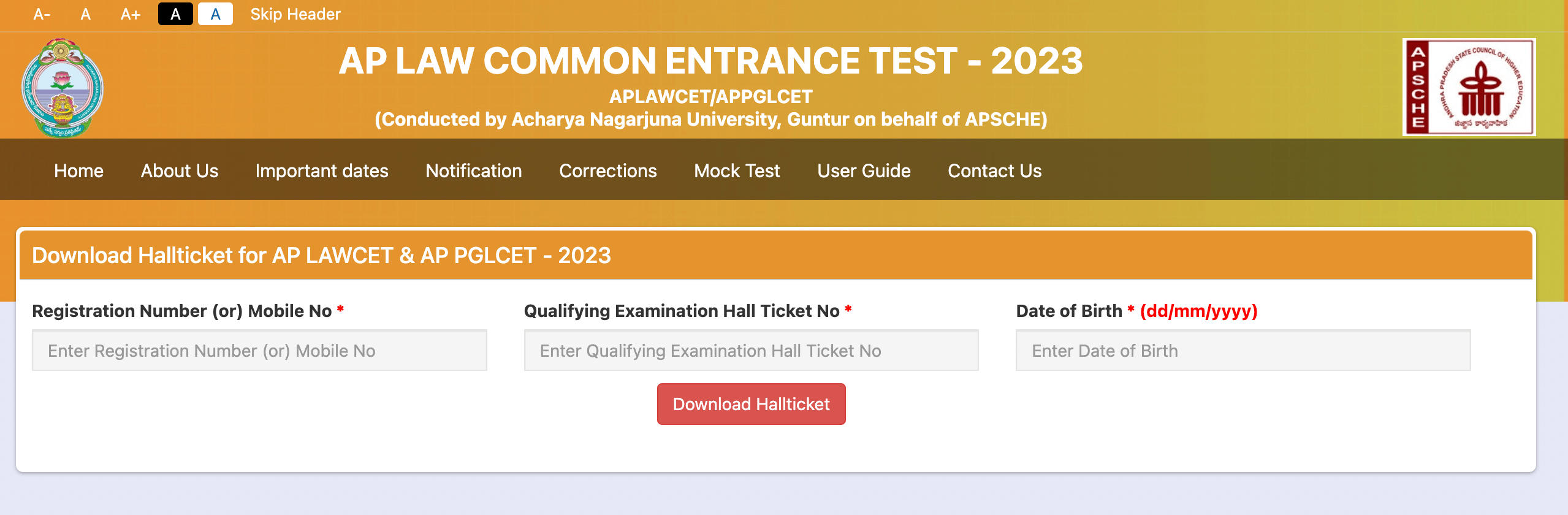 AP LAWCET Hall Ticket 2023 Out, Admit Card Download Link_3.1