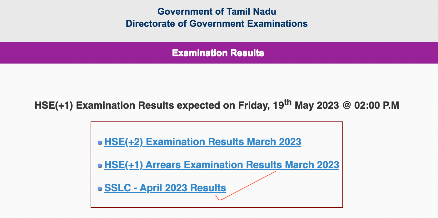 TN 10th Supplementary Result 2023 Out (Today), SSLC Supply Result_40.1