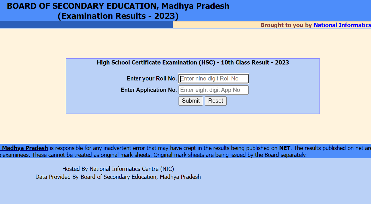 MP Board 10th Result 2023 Out at mpresults.nic.in, Result Link_50.1