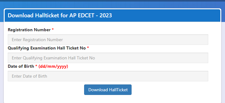 AP EDCET Hall Ticket 2023 Out, Admit Card Download Link_40.1