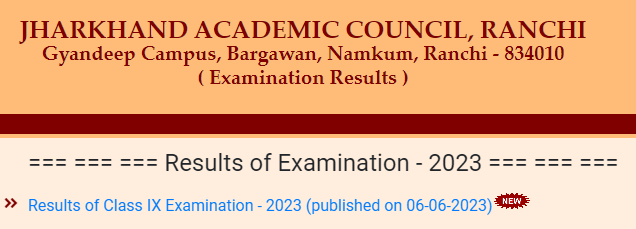 JAC 9th Result 2023 Out at jacresults.com, Check Your Result_40.1