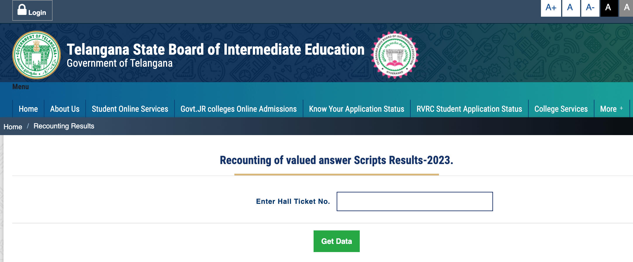 TS Inter Revaluation Results 2023 Out, TS 12th Recounting Result_50.1