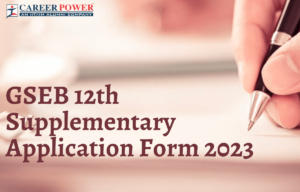 GSEB 12th Supplementary Application Form 2023