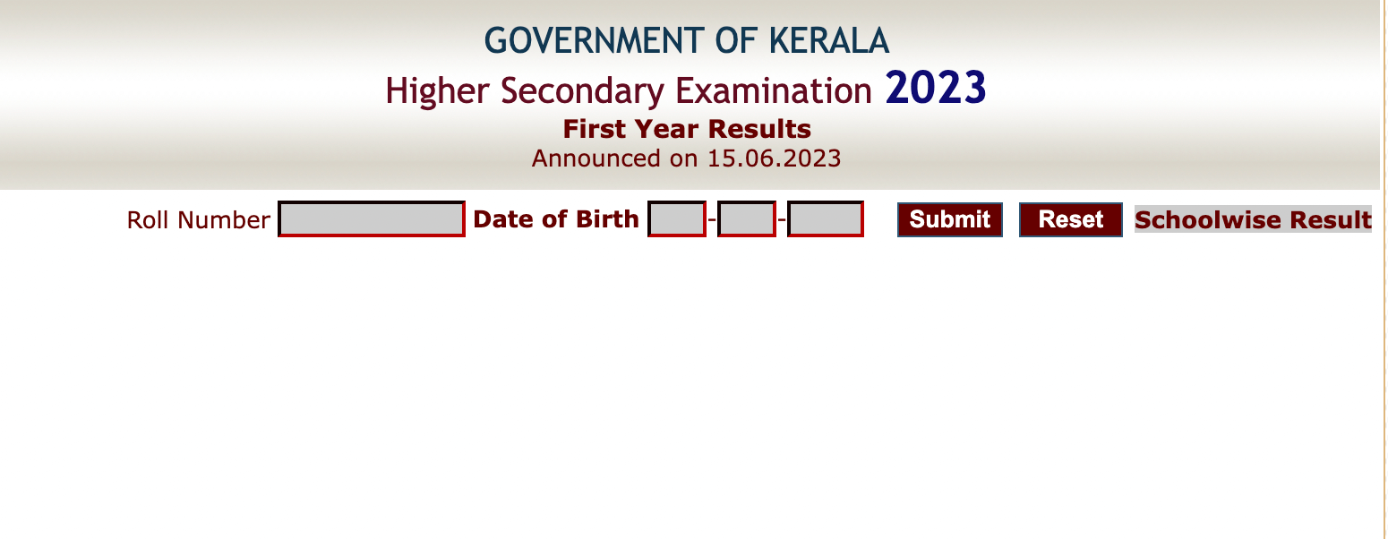 Plus One Result 2023 Out, DHSE Kerala +1 Result School wise Link_5.1