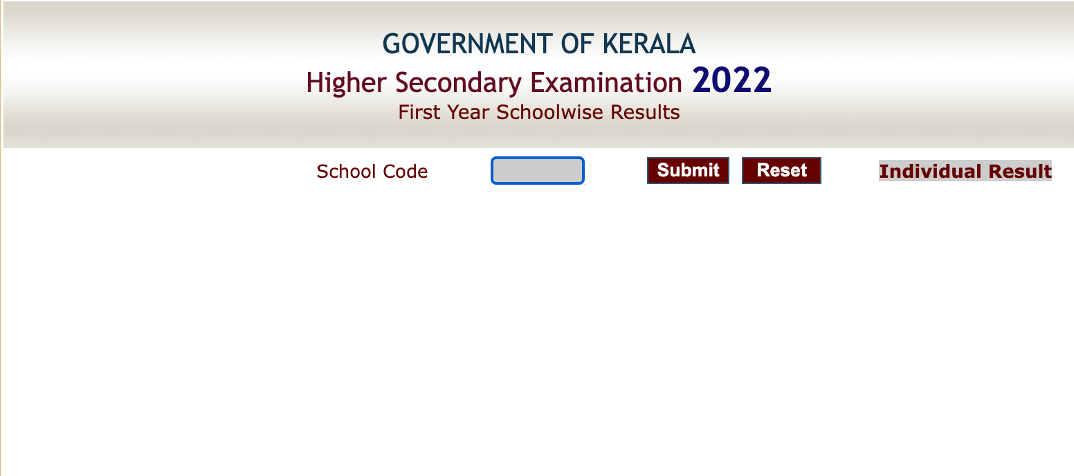 Plus One Result 2023 Out, DHSE Kerala +1 Result School wise Link_7.1