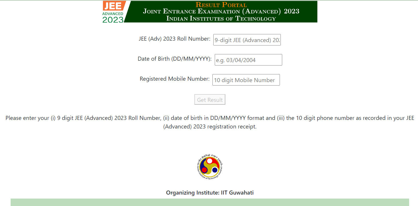 JEE Advanced Result 2023 Out, Result Link, Toppers List_5.1