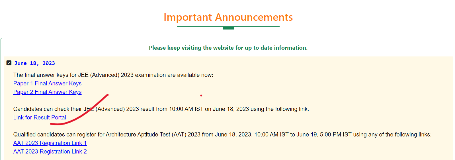 JEE Advanced Result 2023 Out, Result Link, Toppers List_40.1