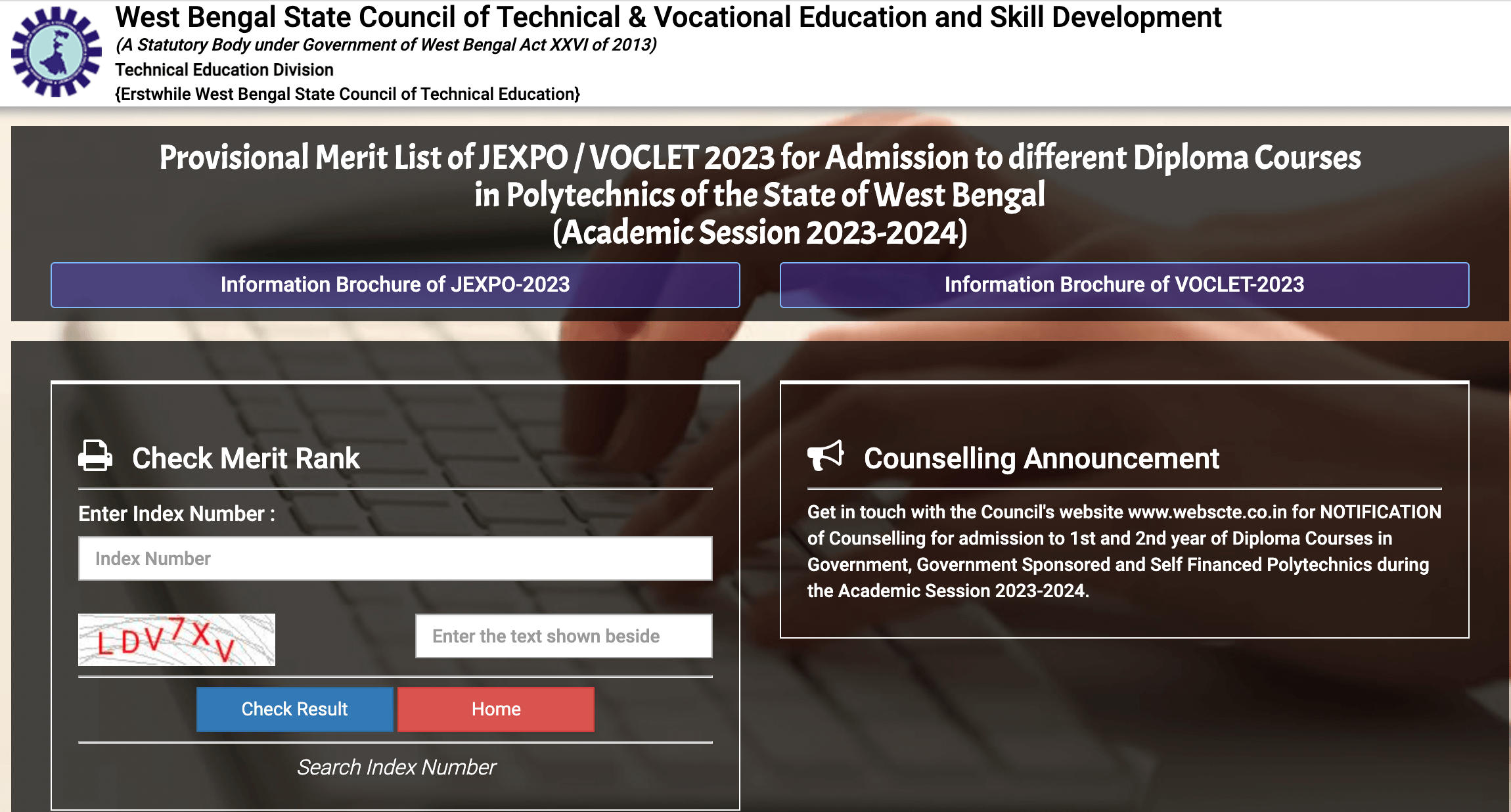 JEXPO Result 2023 Out, West Bengal Polytechnic Merit List_4.1