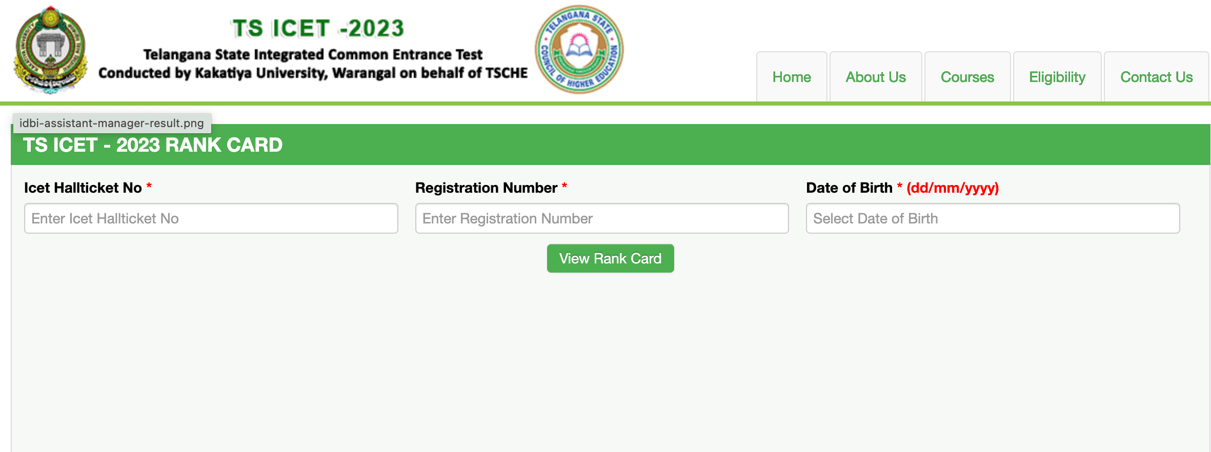 TS ICET Results 2023 Out, Telangana ICET Rank Card Link Active_5.1