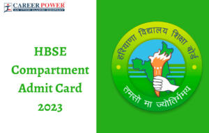 HBSE COmpartment Admit Card 2023