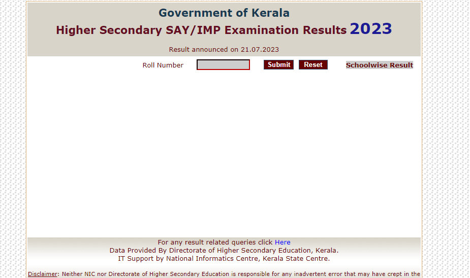 Kerala Plus Two SAY Exam Result 2023 Out, 12th Supplementary Result Link_50.1