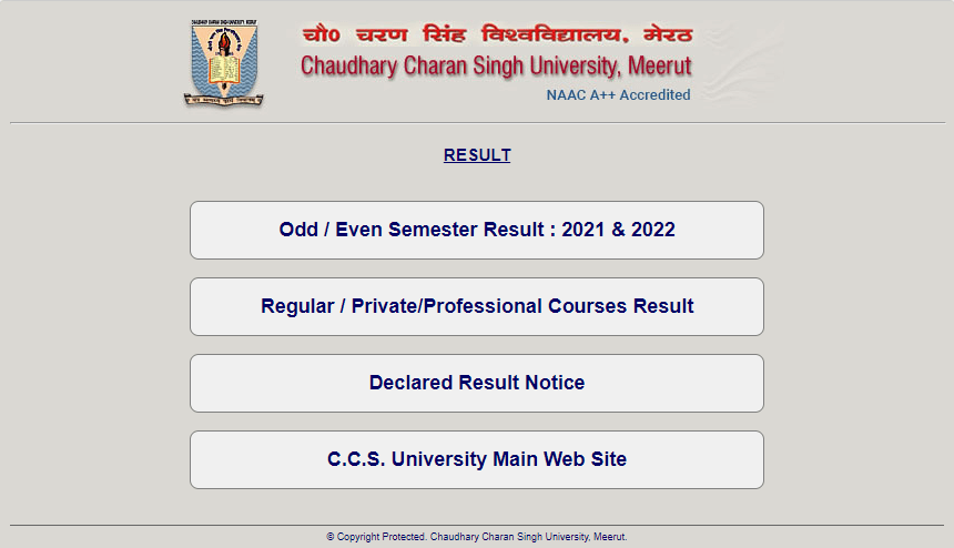 CCSU Result 2023 Out at ccsuresults.com, Link to Check 1st, 2nd, 3rd Year Result_4.1