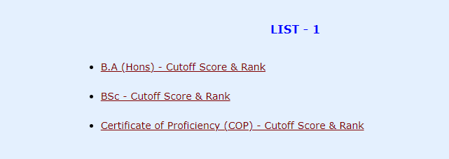 JNU Admission 2023 First Merit List Out, JNU Cut Off PDF Link_40.1