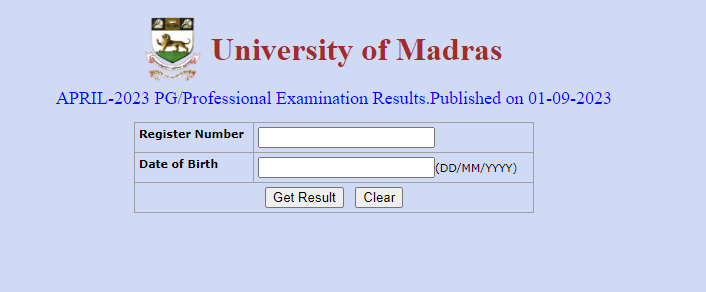 Madras University Result 2023 Out, UNOM Results Link @unom.ac.in_50.1