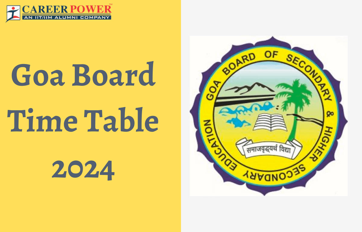 Goa Board Time Table 2024