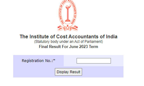 ICMAI Result 2023 Declared, Check ICMAI CMA Inter, Final Result_70.1