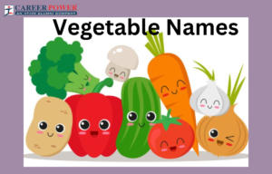 vegetable names