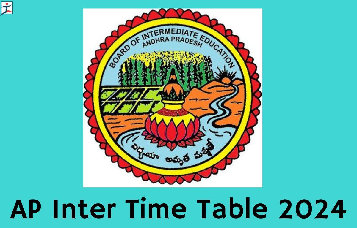 AP Inter Time Table 2024