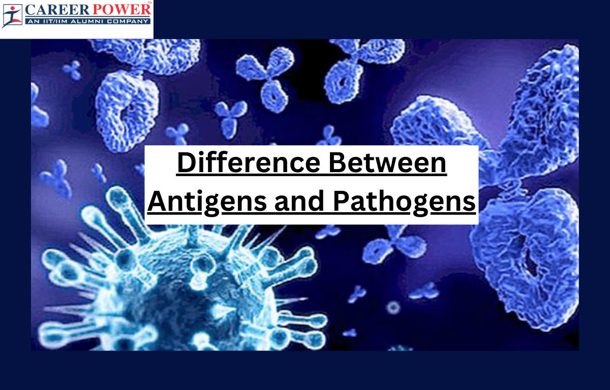 difference between antigens and pathogens