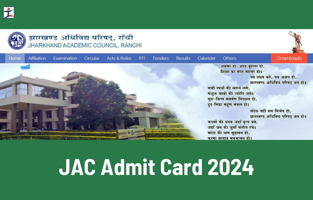 Jharkhand Board Admit Card 2024 Out, Download JAC Class 10th, 12th Hall Ticket_20.1