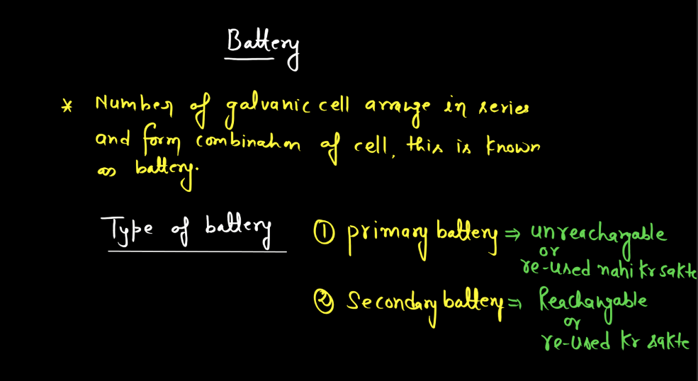 Class 12 Electrochemistry - Electrochemical Series, Concentration Cell, Battery_200.1