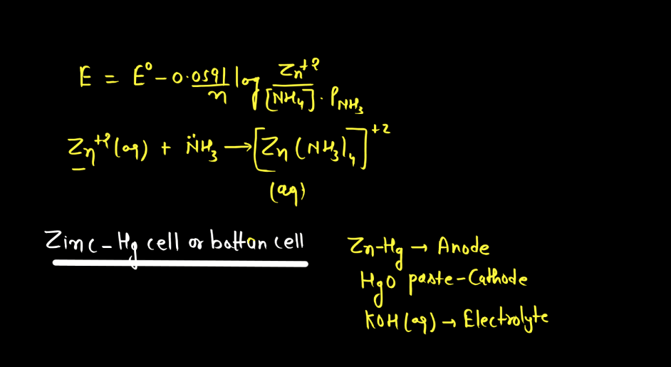 Class 12 Electrochemistry - Electrochemical Series, Concentration Cell, Battery_220.1
