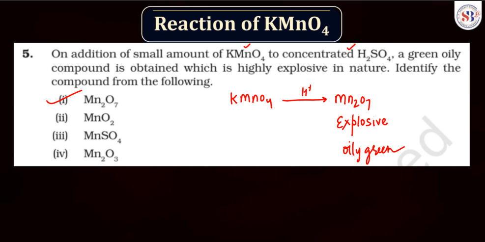 KMnO4 and K2Cr2O7 - Preparation, Physical and Chemical Properties_130.1
