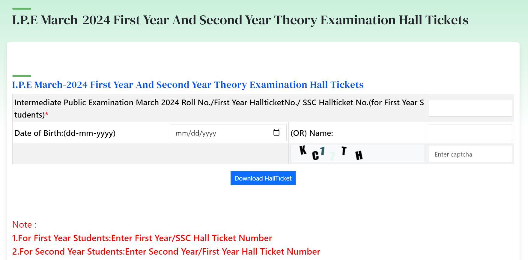 AP Inter Hall Ticket 2024 Out, Download BIEAP 1st, 2nd Year Admit Card_10.1